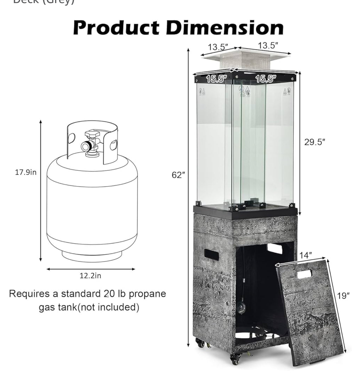 Outdoor Propane Patio Heater