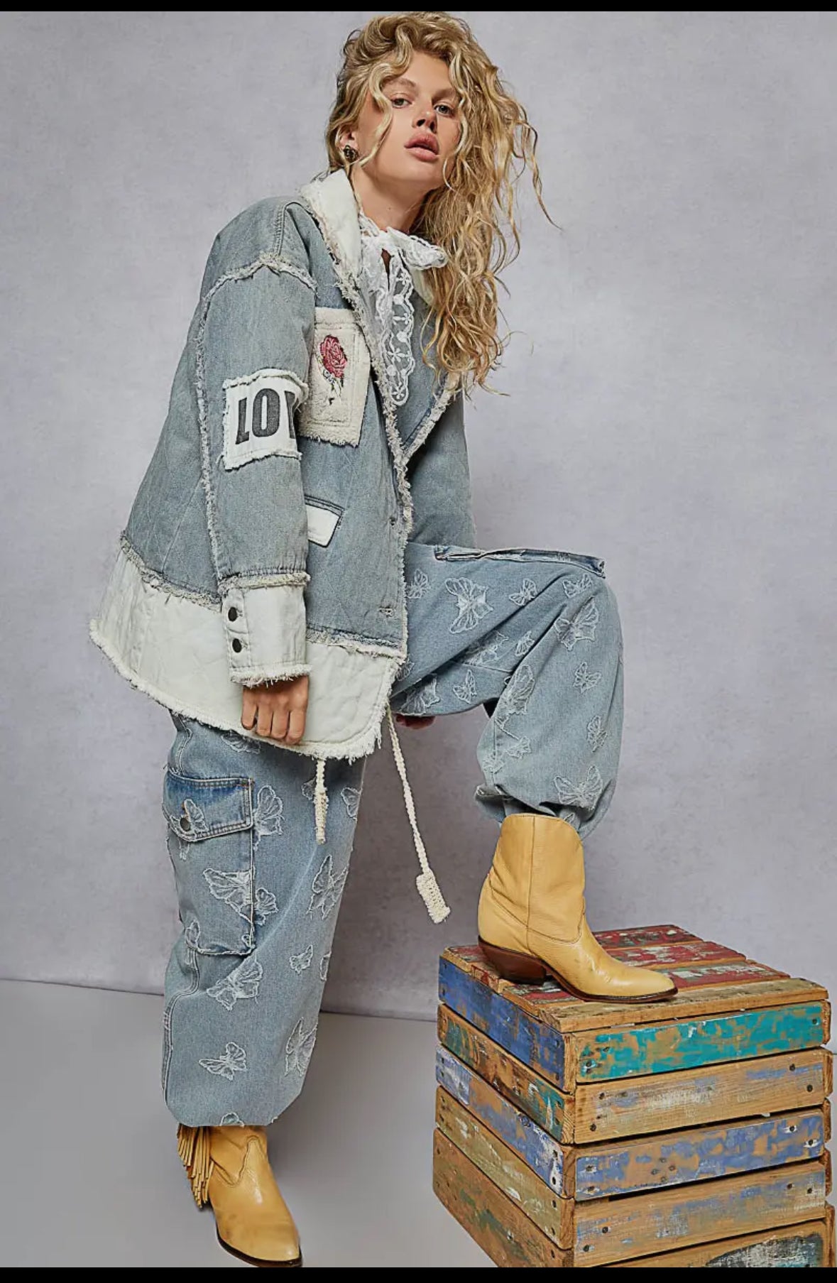 Lovebug Jean Jacket