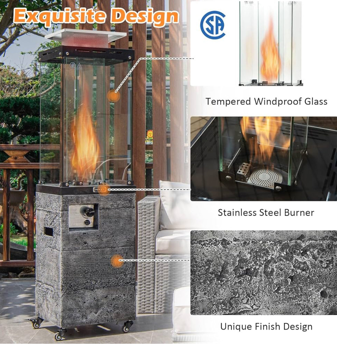 Outdoor Propane Patio Heater