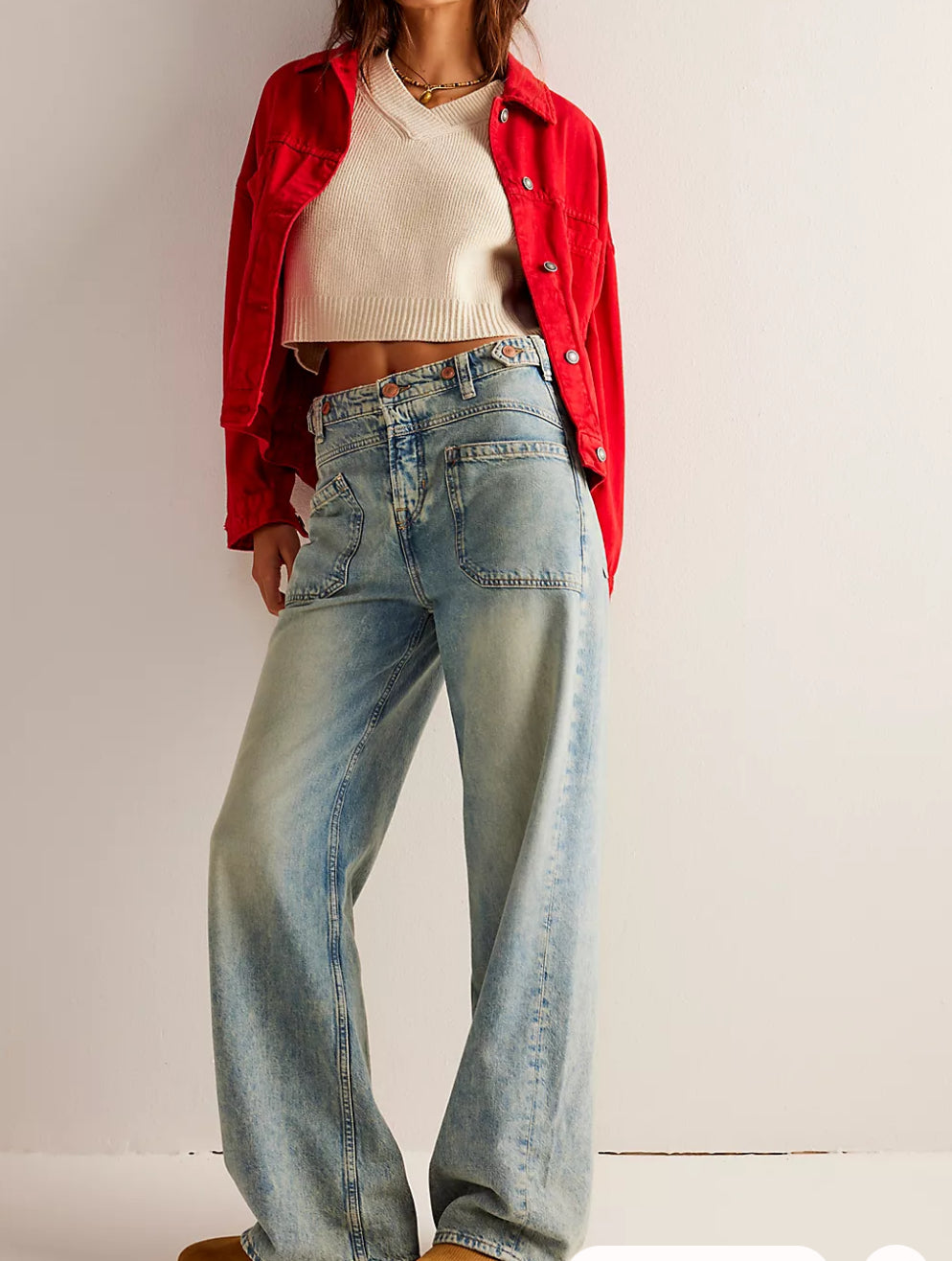 Free People Palmer Cuffed Jean