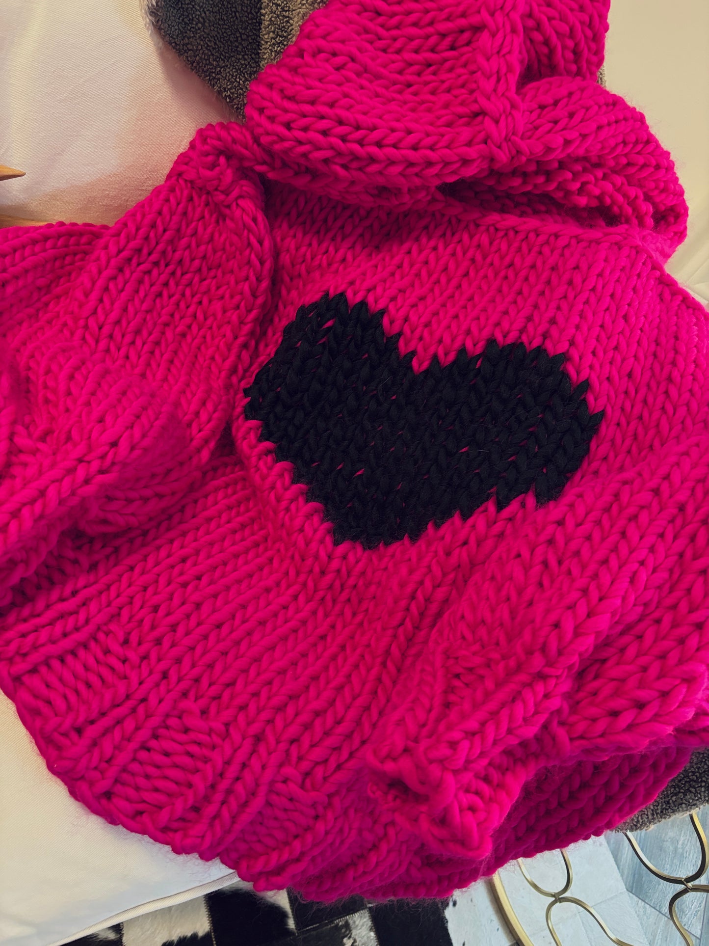 Boyfriend Love Heart Sweater