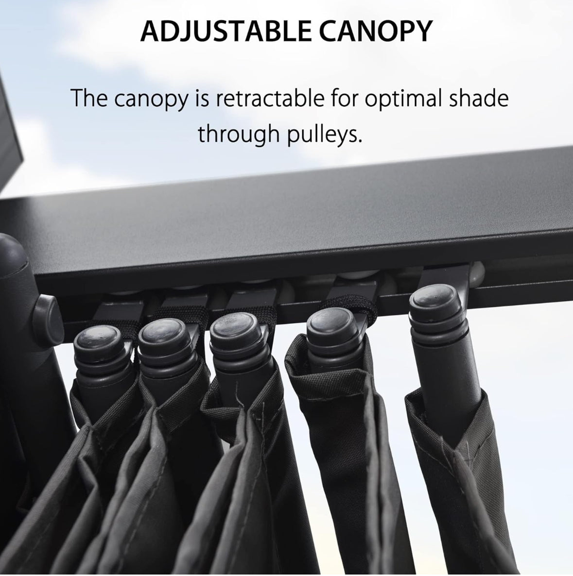 10*12 Retractable Shade Pergola
