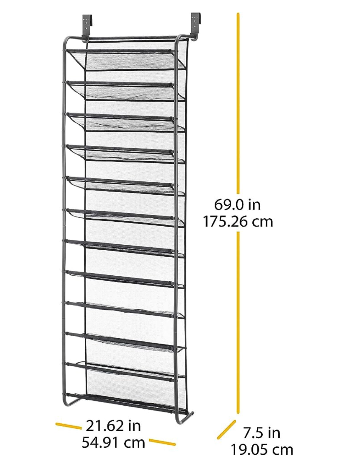 36 Pair Over the Door Shoe Rack