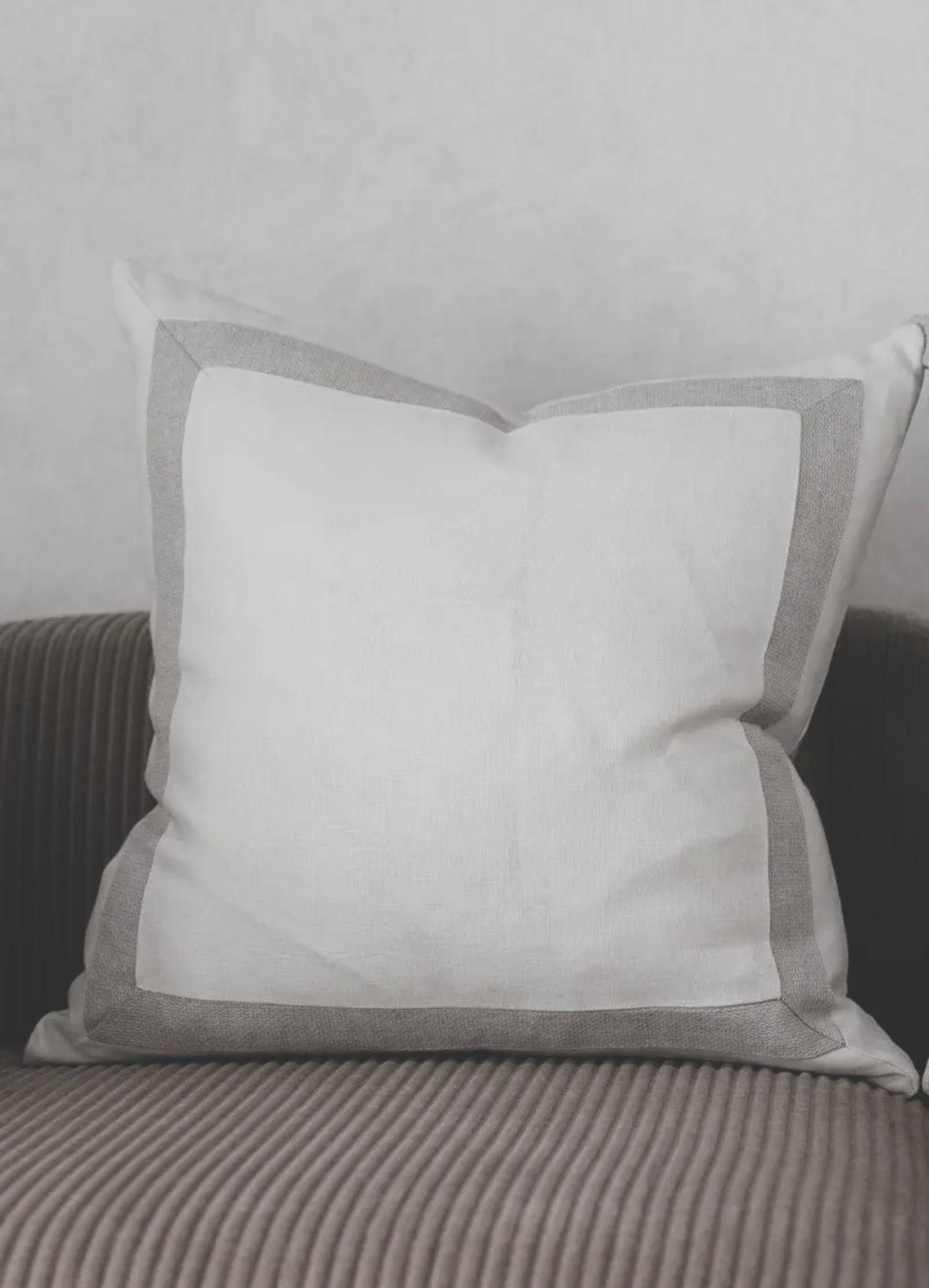 Seaton Linen Pillow With Down insert