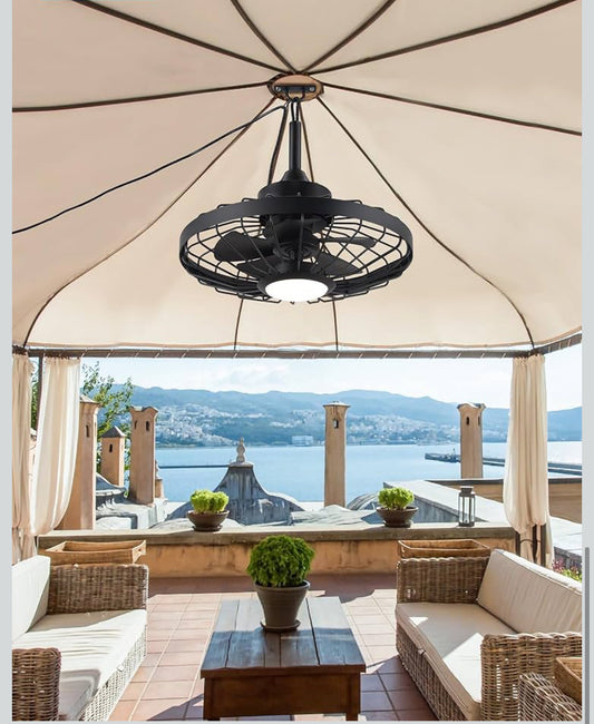 20” Outdoor Ceiling Fan with light