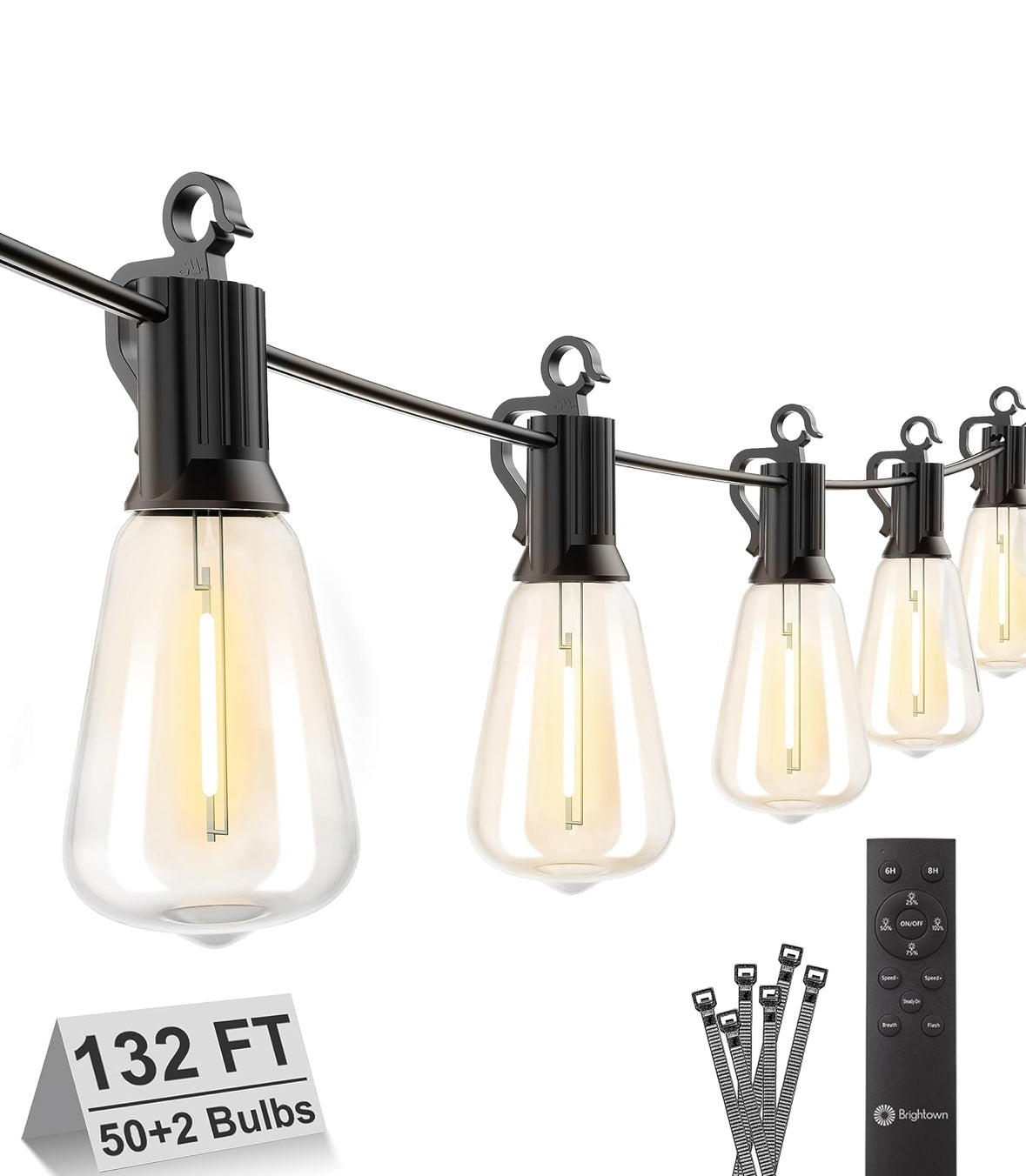132ft Outdoor String Lights