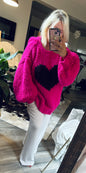 Boyfriend Sweater Love Heart