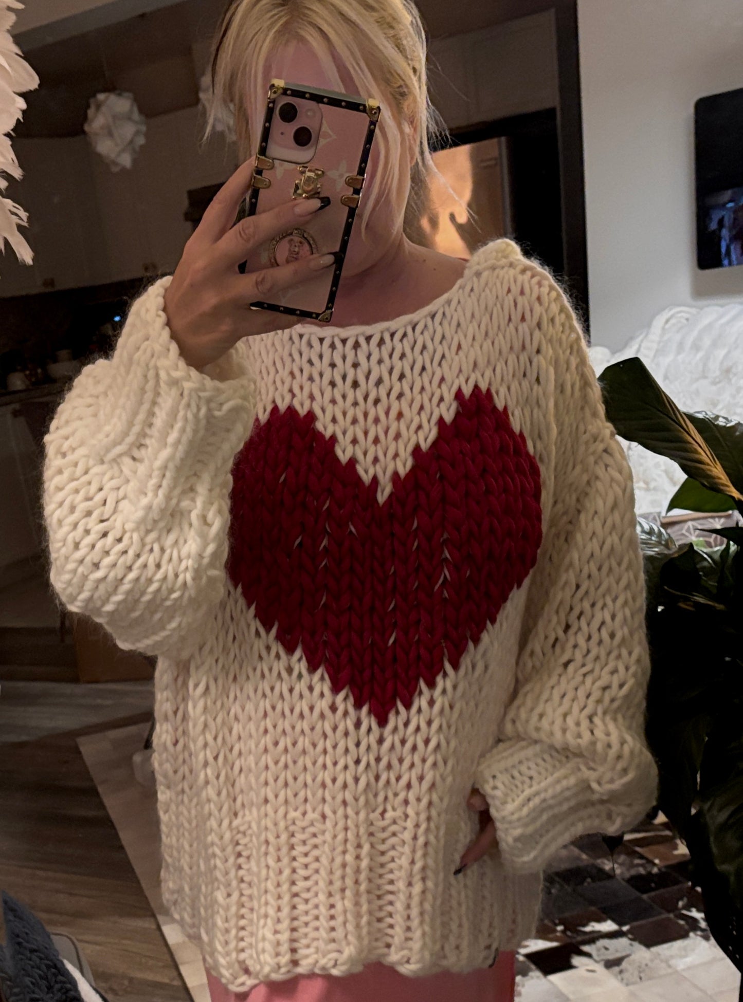 Boyfriend Love Heart Sweater