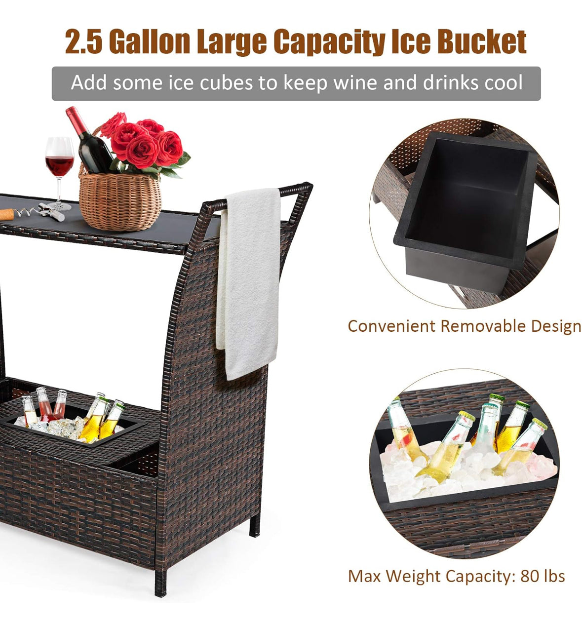 Outdoor Bar Cart