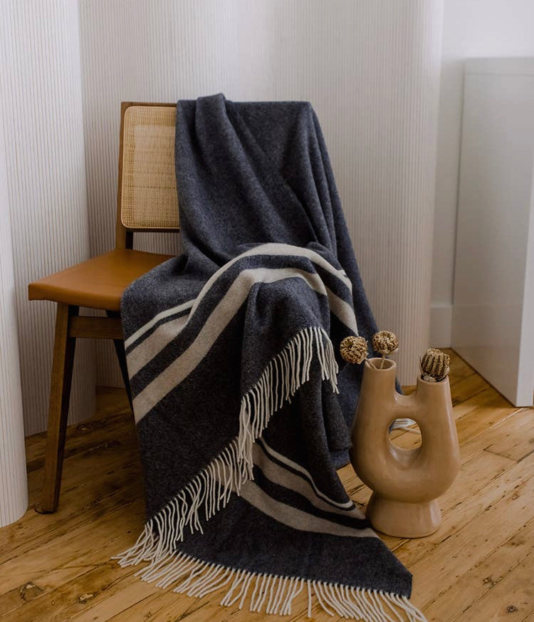 Linen Way Cashmere/Fine Merino Throw