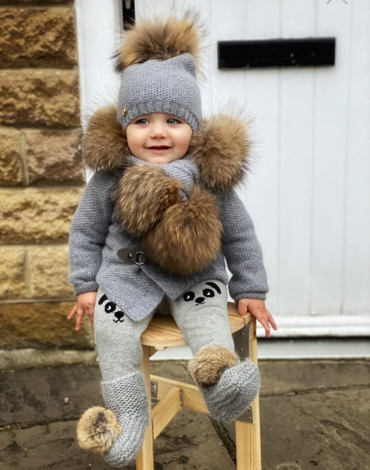 Children’s Angora Booties