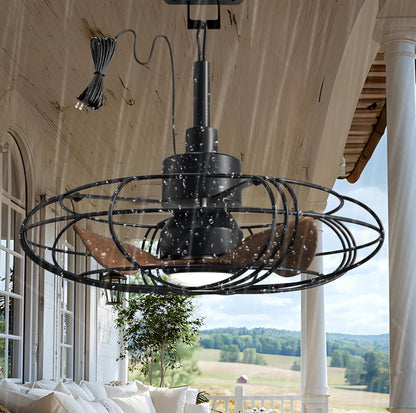 Outdoor Fan with light & remote