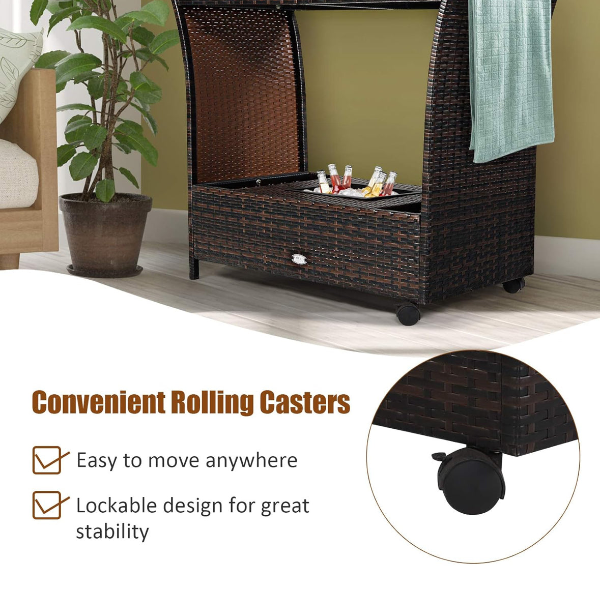 Outdoor Bar Cart