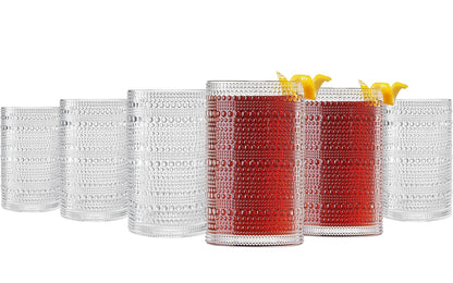 13oz Outdoor Unbreakable Hobnail Highball Tumbler (Set of 6)