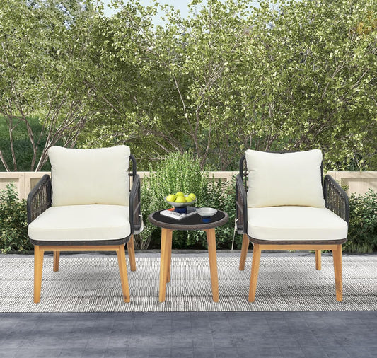3 Piece Outdoor Conversation Set