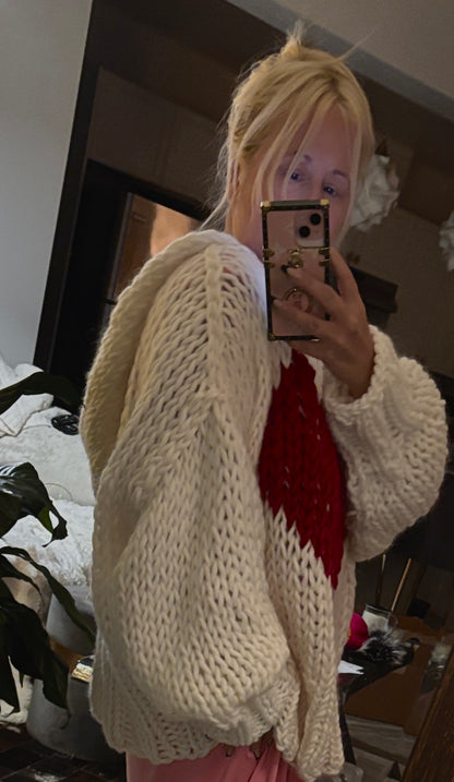 Boyfriend Love Heart Sweater