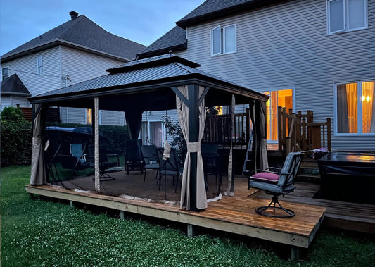 10*12 Permanent Outdoor Gazebo