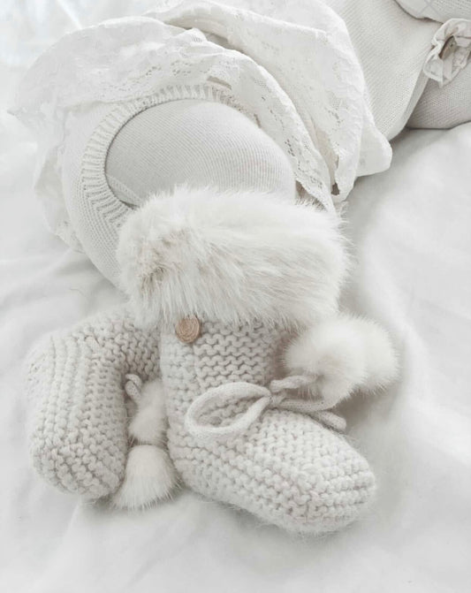 Children’s Angora Booties