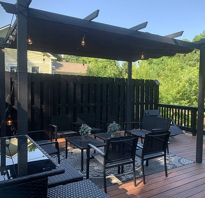 10*12 Retractable Shade Pergola