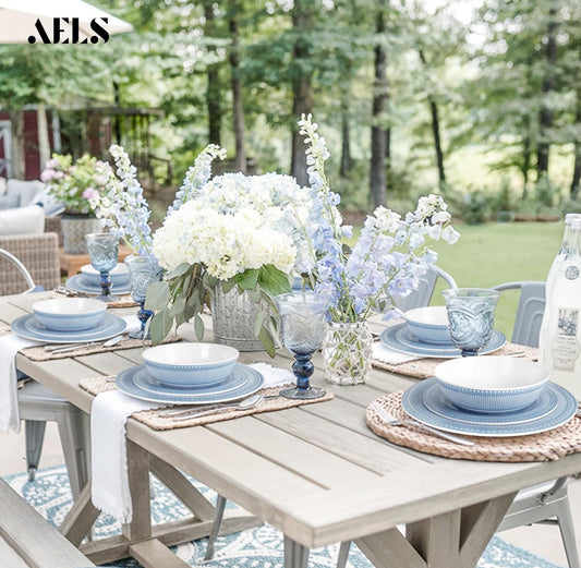 Melamine Outdoor Dinner Set 18pcs