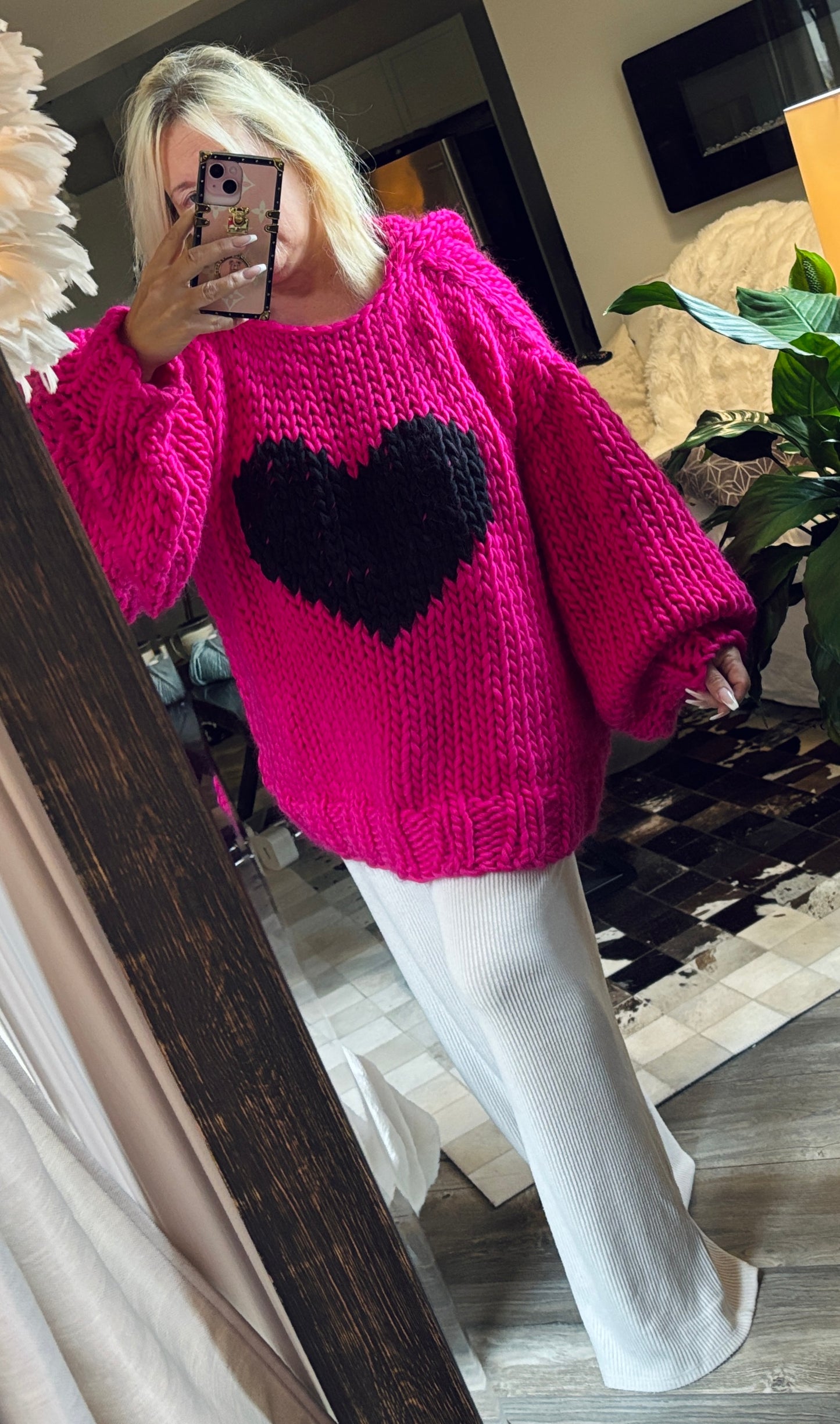 Boyfriend Sweater Love Heart
