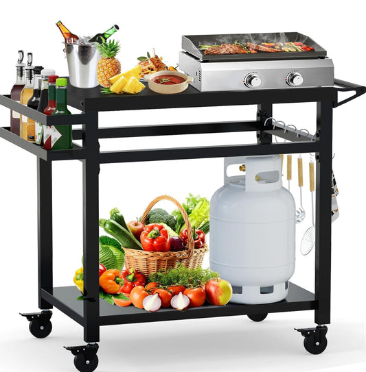Outdoor bar/grill cart