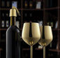 18oz Stainless Gold Wine Glass Set of 4