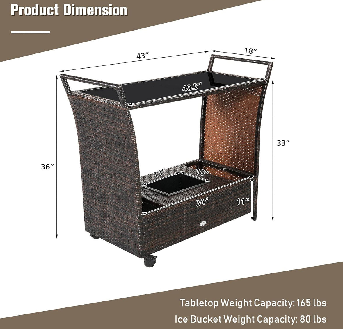 Outdoor Bar Cart