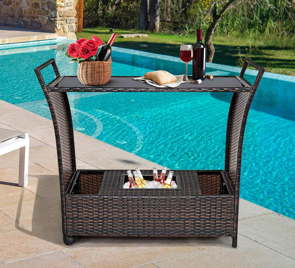 Outdoor Bar Cart
