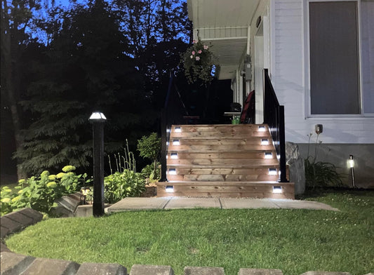 6 Pack Outdoor Solar Deck/Stair lights