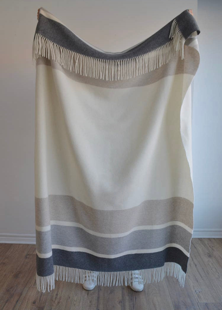 Linen Way Cashmere/Fine Merino Throw