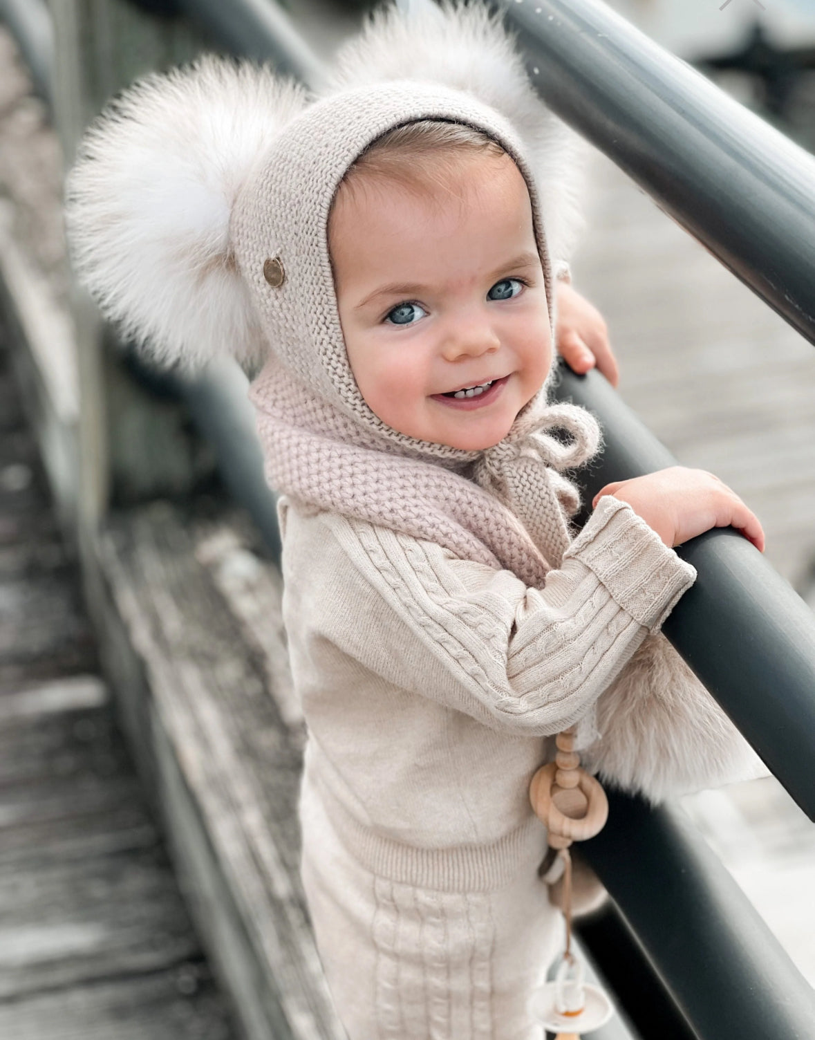 Children’s Cashmere Bonnet