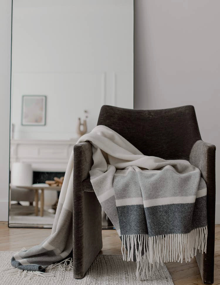 Linen Way Cashmere/Fine Merino Throw