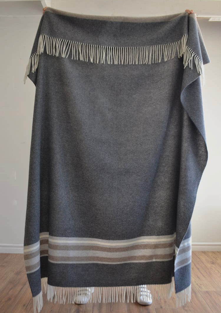 Linen Way Cashmere/Fine Merino Throw