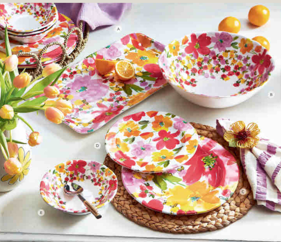 Tag Melamine Springtime